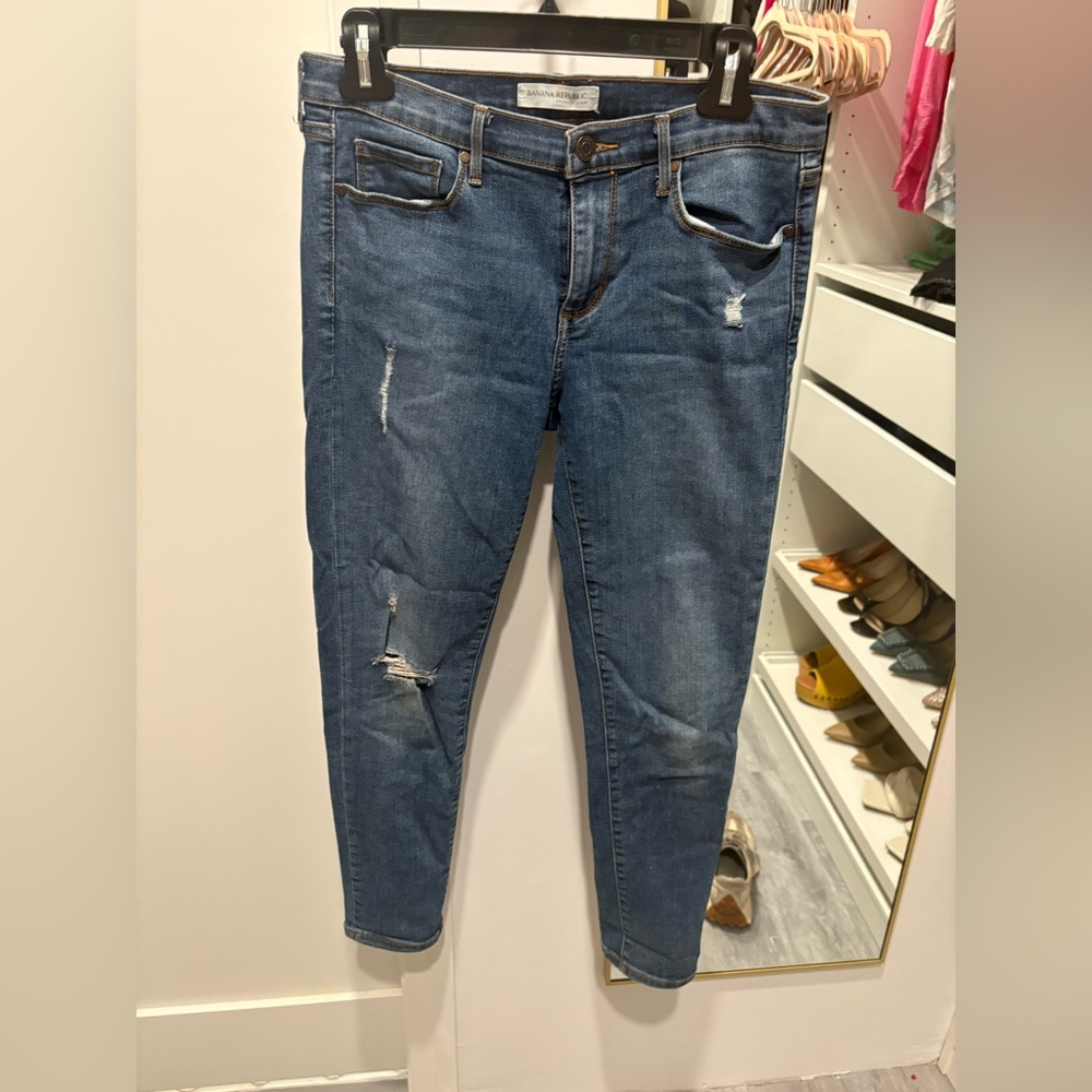 Banana Republic Blue Skinny Jeans